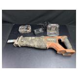 RIDGID 18V Recip Saw, Battery & Charger