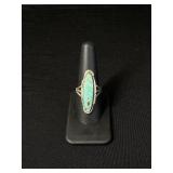 Sterling Silver Southwest Style Turquoise Ring