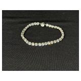 Vintage Coro Sterling & Crystal Bracelet