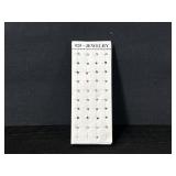39 Sterling Silver Stud Earrings
