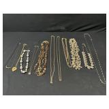 Mixed Vintage Costume Necklaces