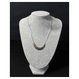 Sterling Silver Modernist Fringe Necklace