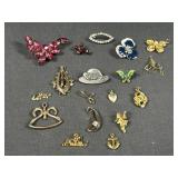 Assorted Costume Jewelry Charms & Pieces