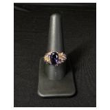 Sterling Silver Amethyst Cocktail Ring