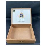 Hudson golden palms cigar box