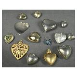 Assorted Heart Lockets & Heart Charms