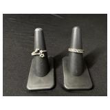 2 Sterling Rings
