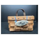 Lavender Longaberger basket