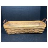 Longaberger basket With candle insert