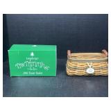 Longaberger 2002 treats basket with box