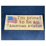 American aviator Sign