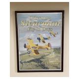 Galesburg Stearman Fly in Days Poster framed