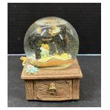 "Buttons and Bows" Musical Snow Globe