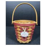 Longaberger peppermint stripe 2007 basket