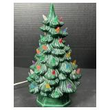 Vintage CC 1981 Ceramic Light-Up Christmas Tree