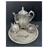 Silver plate Tea set