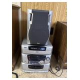 RCA RS1286 5-Disc Stereo System with Speakers