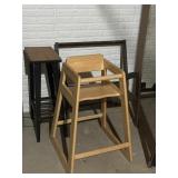 Wooden High Chair and more