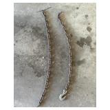 Chain pieces one with hook