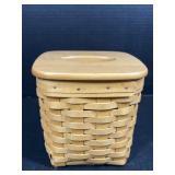 Longaberger tissue box holder basket