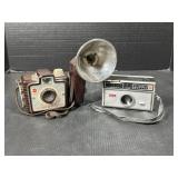 Vintage Kodak Cameras with Kodalite Flash Holder