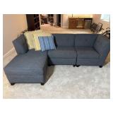 Modern Upholstered Sectional Sofa with Chaise