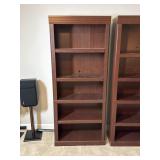 Traditional Cherry Finish 5-Shelf Bookcase