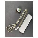16 " Necklace and Lockett Capsule