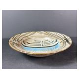 13 " Studio Pottery Decorative Bowl