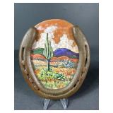 BJ Drake Fountyin Hills AZ Horseshoe art