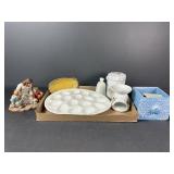 Ceramic and porcelain houseware Pieces