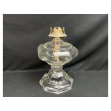 Vintage Clear Glass Oil Lamp Base Without Chimney
