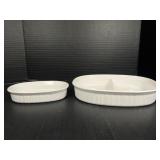 Corning ware French white baking dish