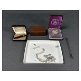 Catholic Commemorative Medal Coin, Small Sword