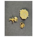 Elephant Pins and Brooches