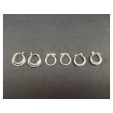 Sterling Silver Hoop Earrings