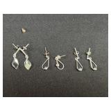 Sterling silver earrings