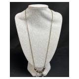 Sterling Silver children birthstone necklace