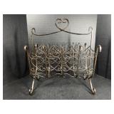 Metal firewood holder