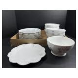 Temptations snowflake bowls and plates