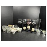 Christmas wine glasses and more