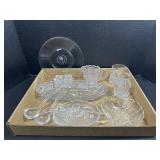 Cut Glass Serving Pieces, Creamers & Spoons