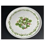 Summer Strawberries Stoneware plate