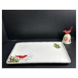 Cardinal Bell and platter