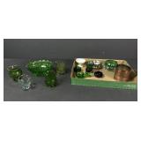 Green Glass Decor