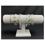 Silver Tone bracelets