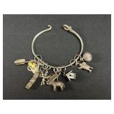 Charm bracelet (one charm is sterling)