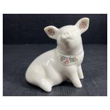 Lenox China Jewels Pig Figurine 1992