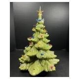 Ceramic Christmas tree with birds