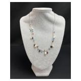 Sterling Silver beaded necklace